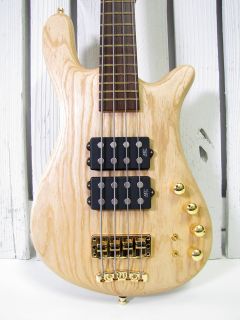 Mint Used Warwick Streamer $$ Double Buck 4 String Bass Natural German