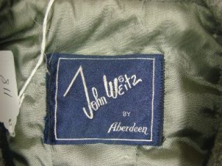 Vtg John Weitz by Aberdeen Satl & Pepper Jacket Coat USA Made Ideal