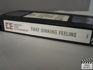 That Sinking Feeling VHS Robert Buchanan John Hughes Billly Greenlees  