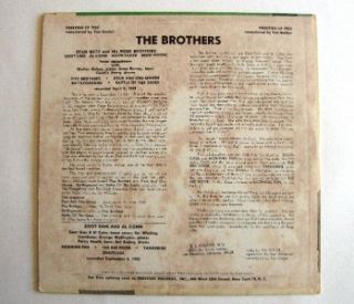 Jazz Album Stan Getz Zoot Sims The Brothers Prestige Mono LP 7022 Rare Record  