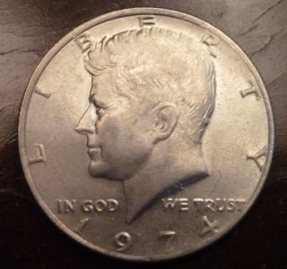 John F Kennedy 1974 Half Dollar  
