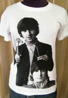 The Beatles John Lennon George Harrison Womens T Shirt  