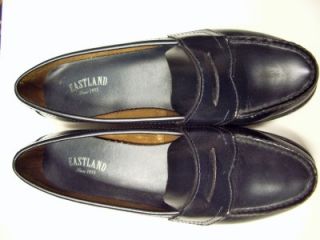 Eastland Womans Shoes Navy Blue Penny Loafers Size 8M New No Box  