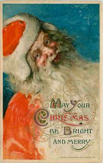 Christmas 1912 Santa Claus Red Suit John Winsch Vintage Postcard  