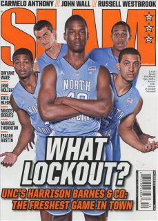 Slam Magazine 153 Basketball UNC Dexter Strickland Harrison Barnes  