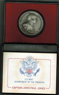 John Paul Jones Americas First Medal Pewter  