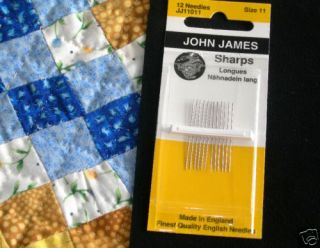 John James Hand Sewing Needles – England’s Finest  