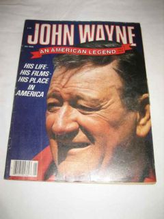 John Wayne An American Legend 1901 1979 1979 His Life Films Place in America  