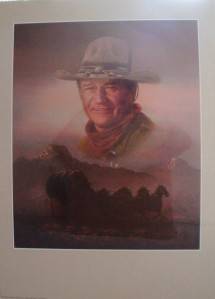 John Wayne Art Peter Shinn Celebrity Wall Poster Portal  
