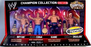 WWE Champions Collection Figure 4 Pack w John Cena Daniel Bryan Kane Dolph  