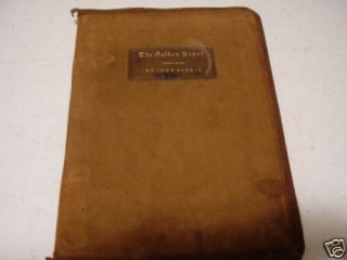 The King of The Golden River Book John Ruskin 1900 Leather Cover Illuminated  