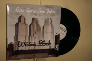 Peter Bjorn and John Writer's Block Original 2X Vinyl LP EX  