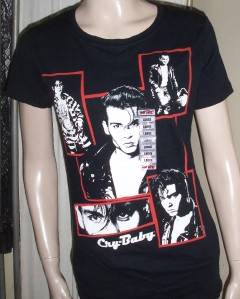 Cult Film Ripple Junction Cry Baby Top John Waters Rock  