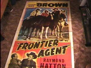 Frontier Agent 41x81 Movie Poster '48 Johnny Mack Brown  