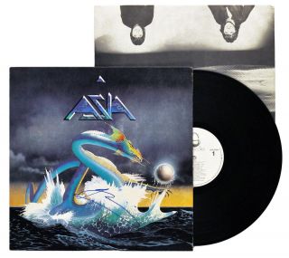 Asia John Wetton Authentic Autographed Vintage Record Album  