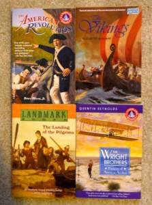 Lot of New History Biographies Tapestry Sonlight Landmarks Colonial Leaders  