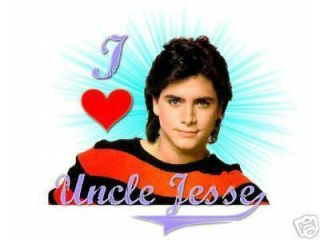 I Love Uncle Jesse T Shirt Tee John Stamos Full House  