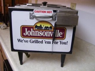 Creative Serving MPCS2000 Commercial Hot Dog Steamer Johnsonville Advertising  
