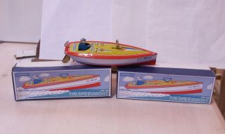 Johnson tin speed boat 2  