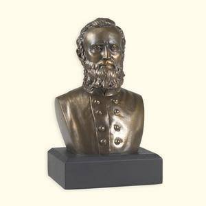 Thomas Jonathan Stonewall Jackson 6" Bronze Statue Bust  