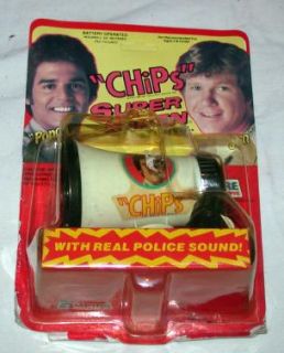 CHIPS Super Siren NOS in Package 1977 Empire 1193 Ponch Jon TV Show Bicycle RARE  
