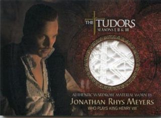 TUDORS PIECE OF WARDROBE CARD JONATHAN RHYS MEYERS 91 200  