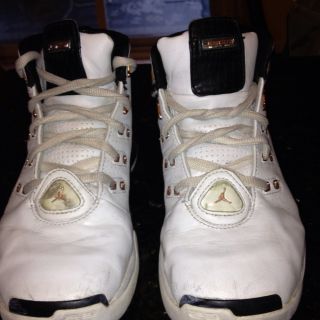 Nike Air Jordan 17 Plus White Cooper Size 6  