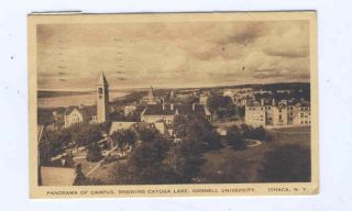 Oldhal Ithaca NY Panorama of Campus 1924  