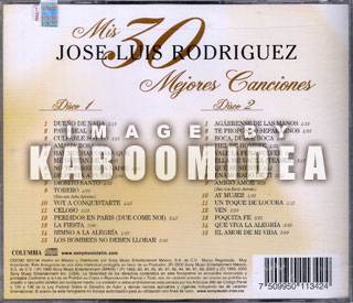 2CDs Jose Luis Rodriguez Mis 30 Mejores Canciones New Exitos 2 CD S  