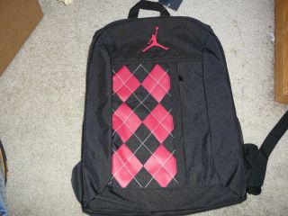 Nike Air Jordan Argyle Jumpman Backpack $50 New  