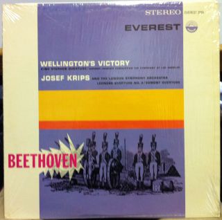 Josef Krips Beethoven Wellington's Victory LP Mint SDBR 3119 Everest Stereo  