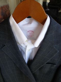 Joseph A Bank Gray Silk Mens Blazer Jacket Sport Suit Coat 39R 38R Regular  