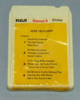 Jose Feliciano Souled 1968 RCA Victor P8S 1381 Used 8 Track Tape  