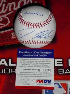 Josh Hamilton Signed OMLB Baseball Texas Rangers PSA DNA Q85132 MLB All Star  