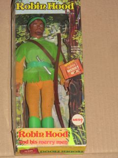 70's Mego Robin Hood His Merry Men Doll Figure Boxed  