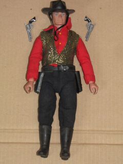 Vintage 70's Marx Gabriel Lone Ranger The Last Change Saloon Doll Action Figure  