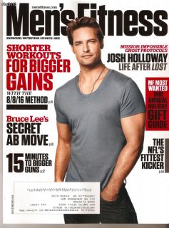 Mens Fitness Magazine December 2011 Josh Holloway Life After Lost BRAND NEW  