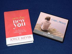 Joyce Meyer Lot Of NEW DAY NEW YOU DEVOTIONAL THE CAUSE CURE FOR WORRY  
