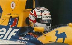 Nigel Mansell 1992 F1 Champion Replica Helmet Scale 1 1  