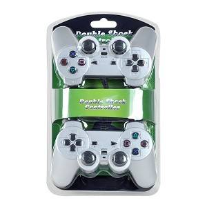 New USB Dual Shock PC Gamepad Controllers 2 Pack  