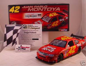 Juan Pablo Montoya Signed 1 24 Big Red 42 Car GAI COA  