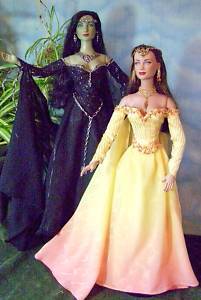 MORGANA A SEWING PATTERN FOR 15 16 DOLLS TONNER TYLER WITCH GENE  