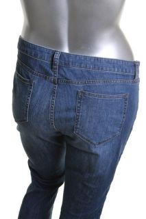 Famous Catalog Blue Denim Low Rise Five Pocket Flare Jeans 16 BHFO  