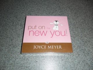 JOYCE MEYER PUT ON THE NEW YOU 4 CD SET NEW SEALED  