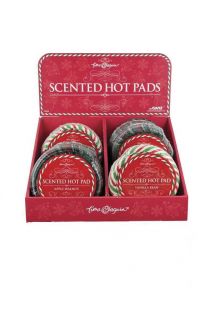 Ganz Holiday Scented Hot Pad Choose Style