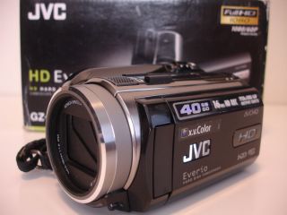 JVC EVERIO GZ  HD10 40GB HIGH DEFINITION CAMCORDER + REMOTE CONTROL