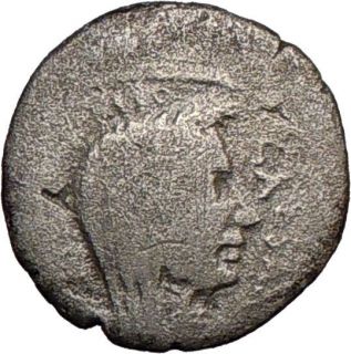 JULIUS CAESAR, February March 44BC., Lifetime portrait silver denarius