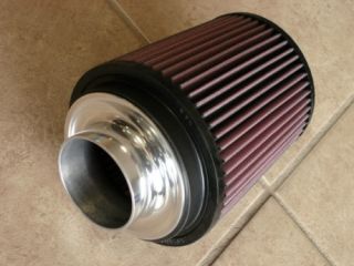 Universal K N Funnel Ram Air Filter fit 3 Intake Pipes Air Filters for