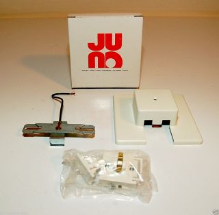 NEW JUNO T29WH WHITE TRACKMASTER FLOATING ELECTRICAL FEED FOR TRACK