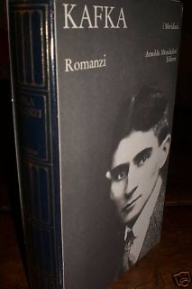 Kafka Romanzi Meridiani Mondadori 1998 Z6